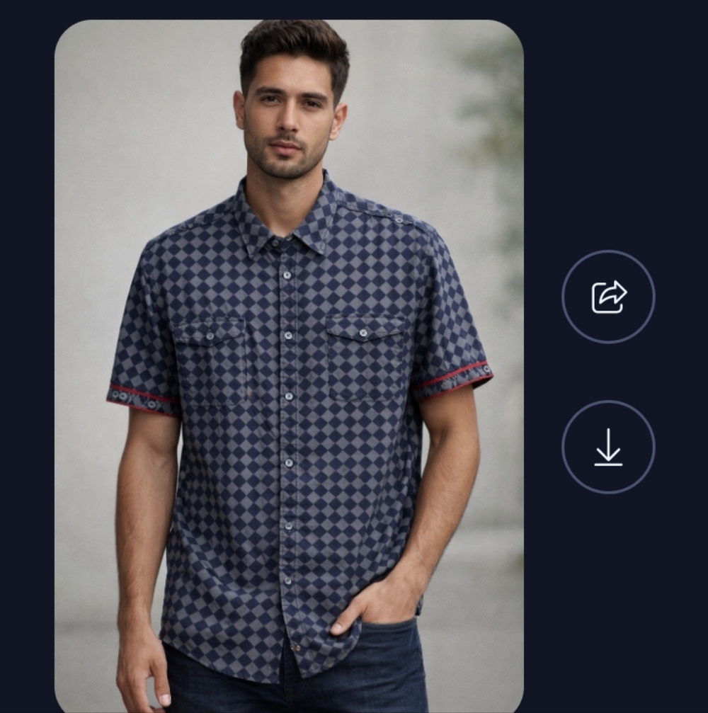 Truth Substance Common Sense Shirt Size 4X Shirt Button Diamond Pattern Cotton